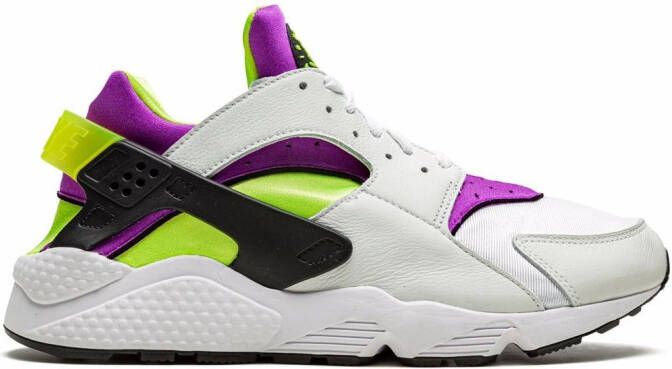 Nike Air Huarache "Neon Yellow Magenta" sneakers White