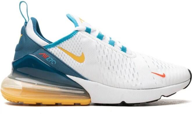 Nike Air Max 270 "White Industrial Blue Citron Pulse" sneakers