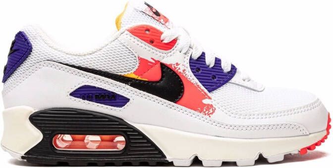 Nike Air Max 90 sneakers "Brushstroke" White