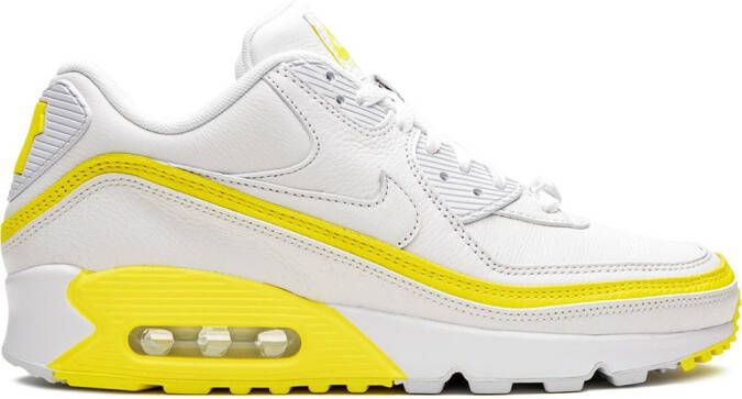 Nike x Undefeated Air Max 90 "White Optic Yellow" sneakers