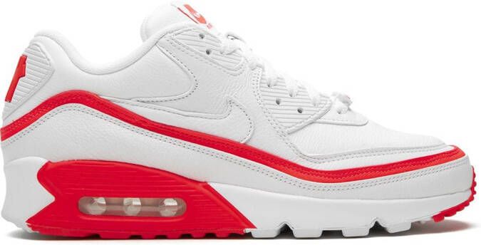 Nike x Undefeated Air Max 90 "White Red" sneakers
