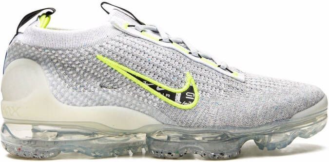 Nike Air Vapormax 2021 Flyknit "'Logo Pack Wolf Grey Volt"' sneakers