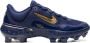 Nike Alpha Huarache Elite 4 Low "Jackie Robinson Day" football boots Blue - Thumbnail 1