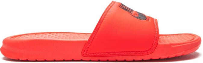 Nike Benassi JDI TXT SE slides Red