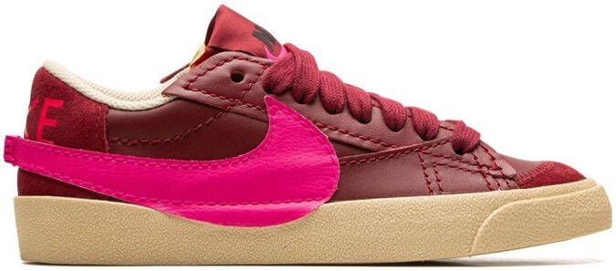 Nike Blazer Low 77 Jumbo "Burgundy Hot Pink" sneakers Red