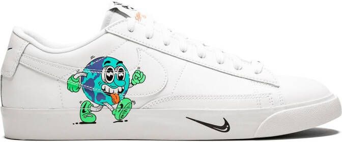 Nike Blazer low-top Flyleather QS "Earth Day" sneakers White