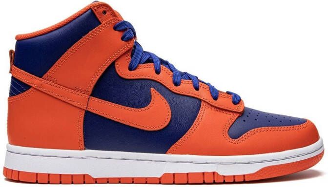 Nike Dunk High "Knicks" sneakers Orange