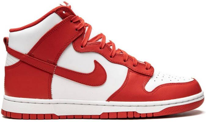 Nike Dunk High "White University Red" sneakers