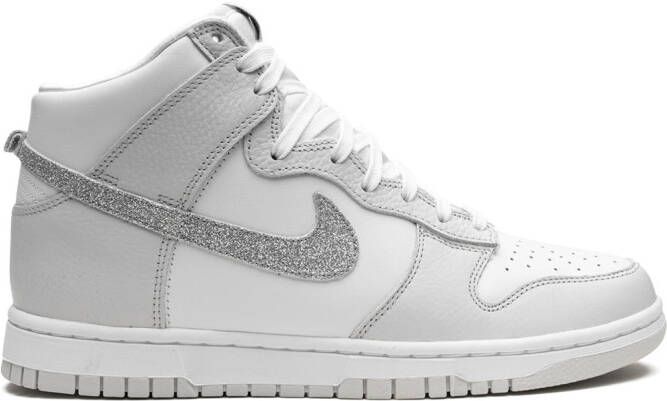 Nike Dunk High "Silver Swoosh" sneakers White