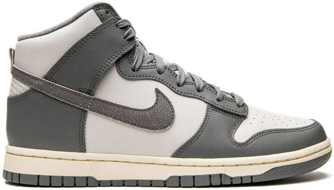 Nike Dunk High "Light Bone Tumbled Grey" sneakers