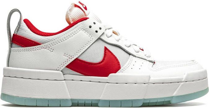 Nike Dunk Low Disrupt "Summit White Gym Red" sneakers