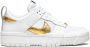 Nike Dunk Low Disrupt "White Metallic Gold" sneakers - Thumbnail 1