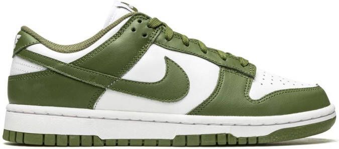 Nike Dunk Low "Medium Olive" sneakers White