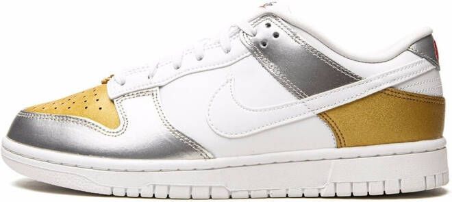 Nike Dunk Low "Gold White Silver" sneakers