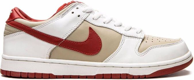 Nike Dunk Low Pro "Light Stone Varsity Red" sneakers Grey