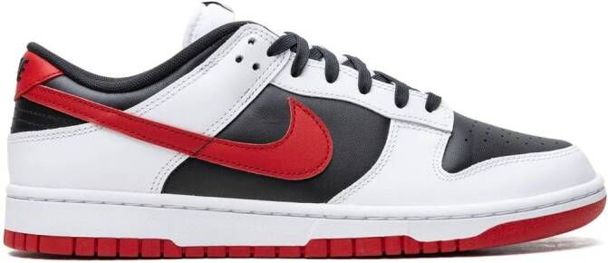 Nike Dunk Low Retro "Black University Red" sneakers White