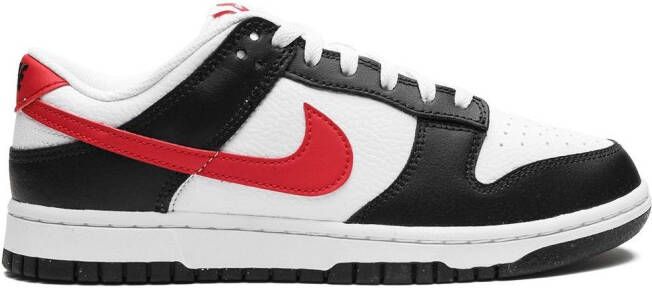 Nike Dunk Low Retro "Red Swoosh Panda" sneakers Black
