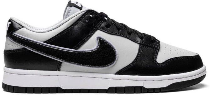 Nike Dunk Low "Chenille Swoosh Black Grey" sneakers
