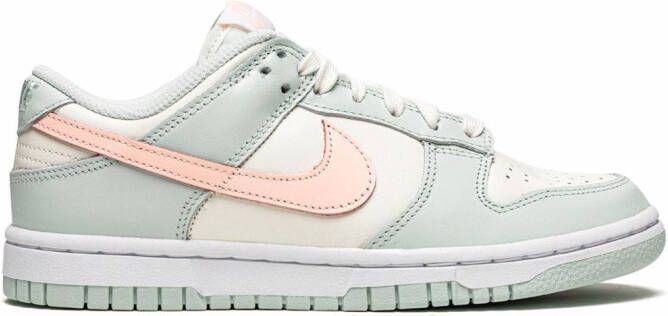 Nike Dunk Low "Barely Green" sneakers White