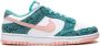 Nike Dunk Low Snakeskin "Washed Teal Bleached Coral" sneakers White - Thumbnail 5