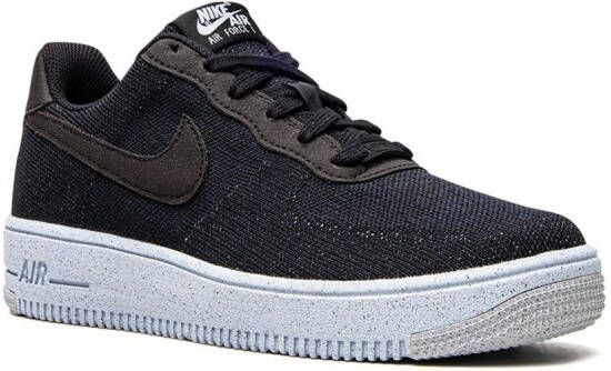 Nike Kids Air Force 1 Crater Flyknit sneakers Black