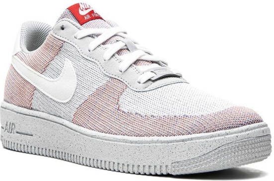 Nike Kids Air Force 1 Crater Flyknit sneakers Grey