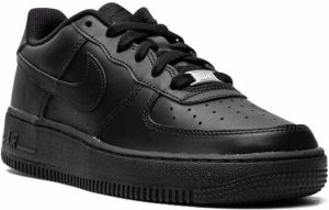 Nike Kids Air Force 1 low-top sneakers Black