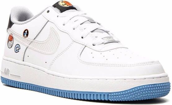 Nike Kids Air Force 1 "Sticker" sneakers White