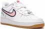 Nike Kids Air Force 1 Lv8 "Just Do It Pink Glaze" sneakers White - Thumbnail 1