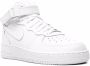 Nike Kids Air Force 1 Mid "Triple White" sneakers - Thumbnail 1