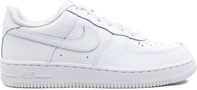 Nike Kids Force 1 "White On White" sneakers