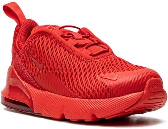 Nike Kids Air Max 270 lace-up sneakers Red