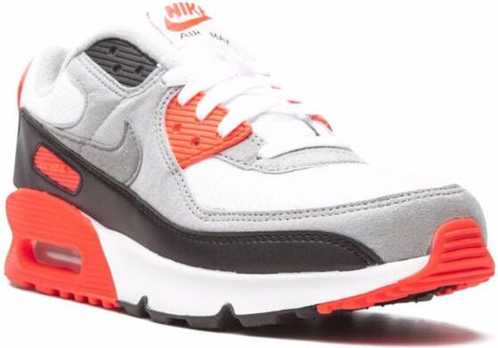 Nike Kids Air Max 90 "Infrared 2020" sneakers White