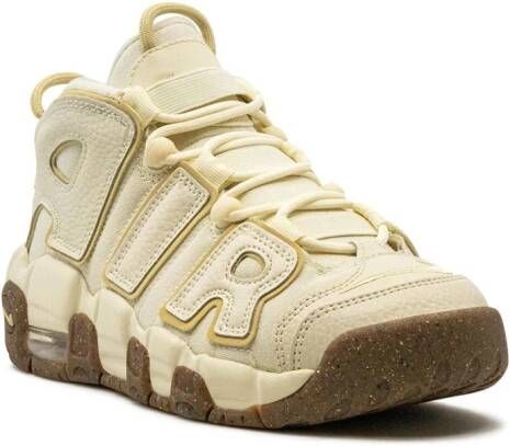 Nike Kids Air More Uptempo "Coconut Milk" sneakers Yellow