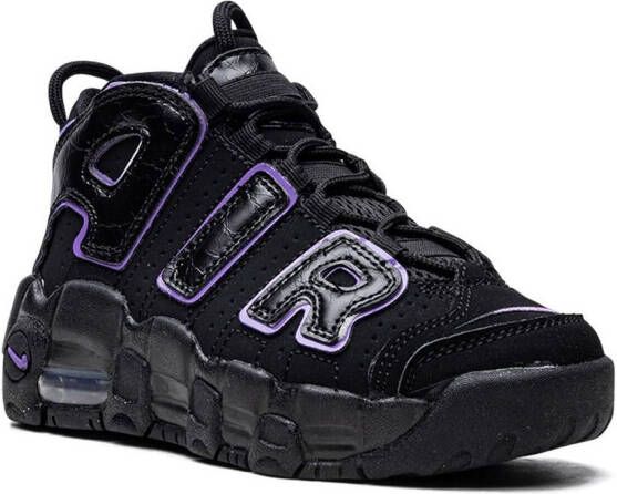 Nike Kids Air More Uptempo "Black Action Grape" sneakers