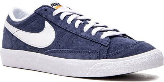 Nike Kids Blazer Low '77 Suede "Midnight Navy" sneakers Blue