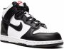 Nike Kids Dunk High "Panda" sneakers Black - Thumbnail 1