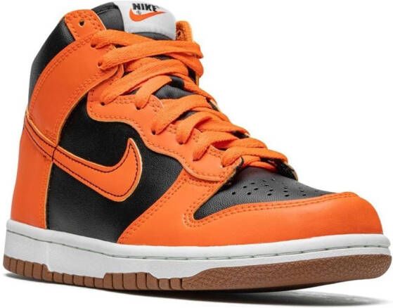 Nike Kids Dunk High "Halloween" sneakers Orange