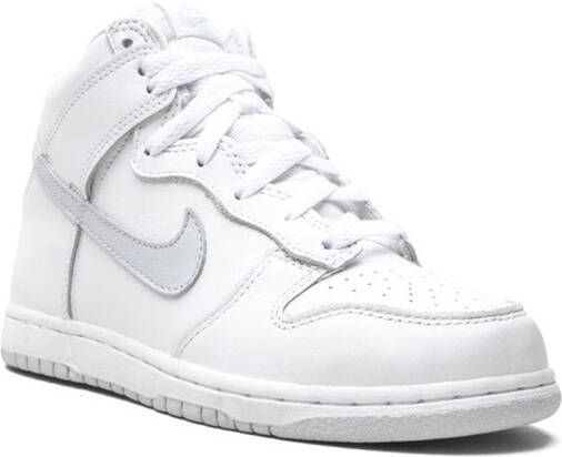 Nike Kids Dunk High SP "Pure Platinum" sneakers White