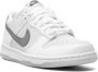 Nike Kids Dunk Low "Reflective Swoosh" sneakers White - Thumbnail 1