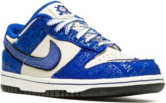 Nike Kids Dunk Low "Jackie Robinson" sneakers Blue