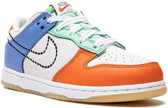 Nike Kids Dunk Low "Nike 101" sneakers White