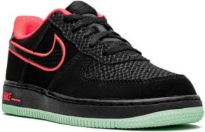 Nike Kids Force 1 low-top sneakers Black