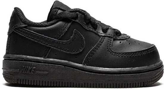 Nike Kids Force 1 low-top sneakers Black