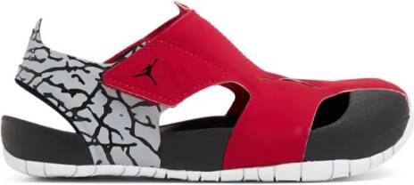 Nike Kids Jordan Flare cut-out sandals Red