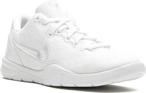 Nike Kids Kobe 8 Protro "Triple White" sneakers