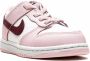 Nike Kids Dunk Low "Pink Foam" sneakers White - Thumbnail 1