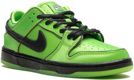 Nike Kids Powerpuff Girls SB Dunk Low "Buttercup" sneakers Green