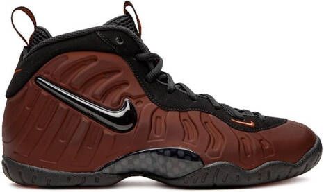 Nike Kids Little Posite Pro high-top sneakers Brown