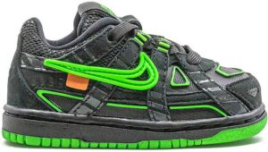 Nike Kids Rubber Dunk "Green Strike" sneakers Black
